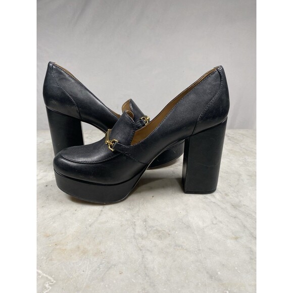 Sam Edelman Aurelie Platform Loafer Women’s 9 Black Leather - Picture 4 of 9